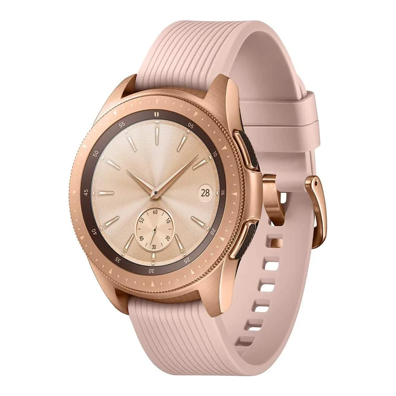 SAMSUNG SM-R815UZDAXAR Galaxy Smartwatch 42mm 4G Stainless Steel (Rose Gold) – (Renewed)