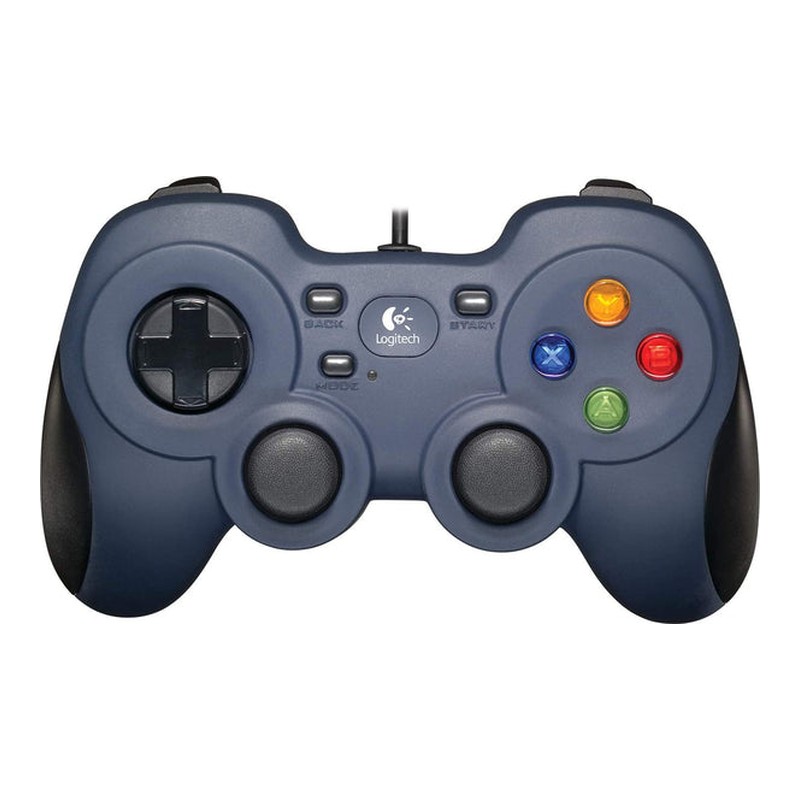 Logitech F310 Wired Gamepad Controller Console Like Layout 4 Switch D-Pad PC – Blue