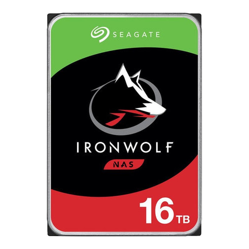 Seagate IronWolf 16TB NAS Hard Drive 7200 RPM 256MB Cache SATA 6.0Gb/s CMR 3.5″ Internal HDD for RAID Network Attached Storage ST16000VN001