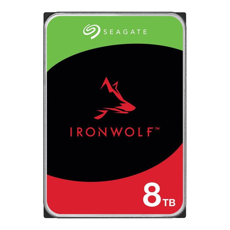 Seagate IronWolf 8TB NAS Hard Drive 7200 RPM 256MB Cache SATA 6.0Gb/s CMR 3.5″ Internal HDD for RAID Network Attached Storage ST8000VN004